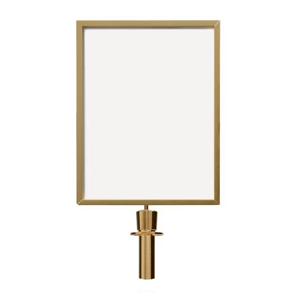 Stanchion Post Top Sign Frame 22x28